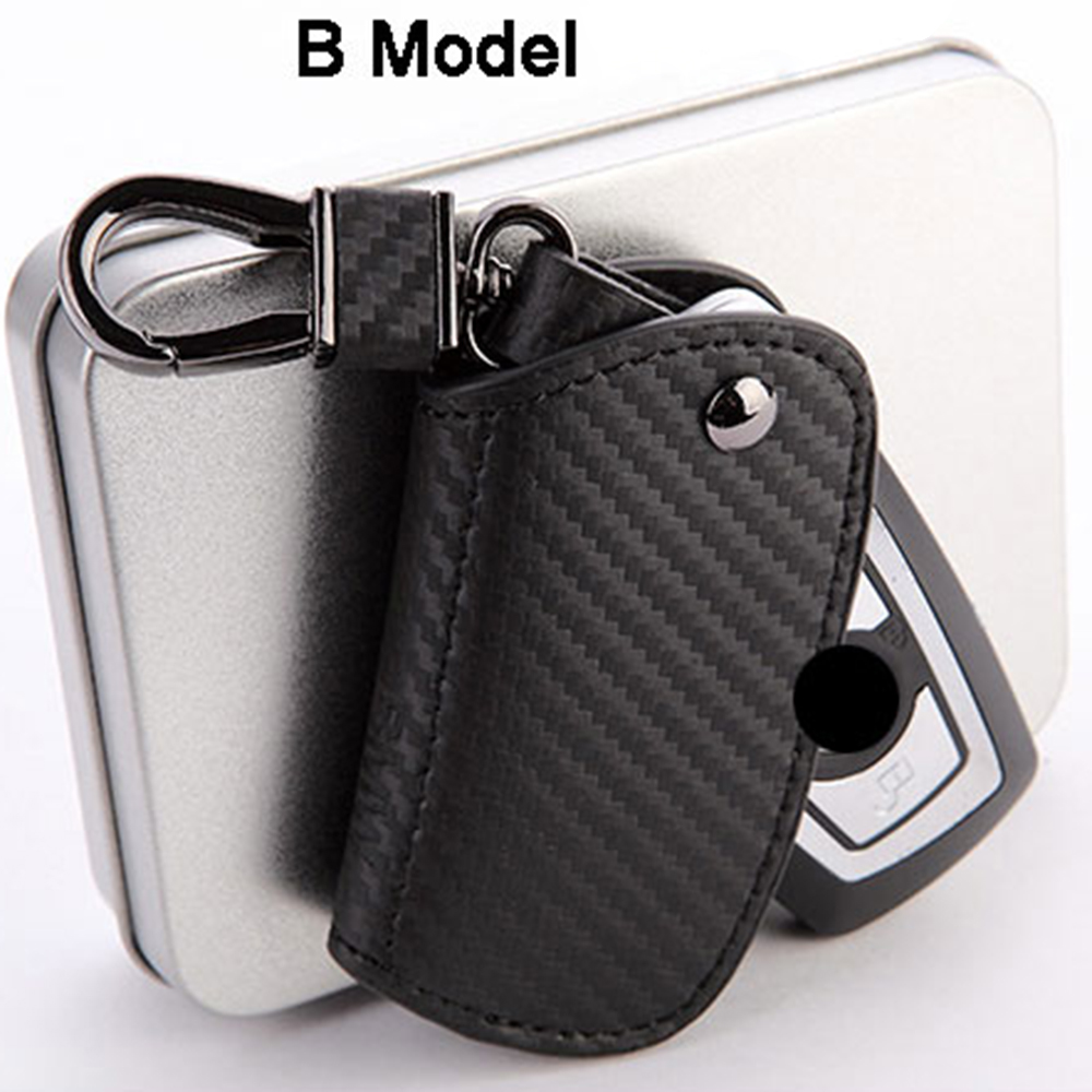 Key Holder Leather Pouch - Leather Car Key Case holder For