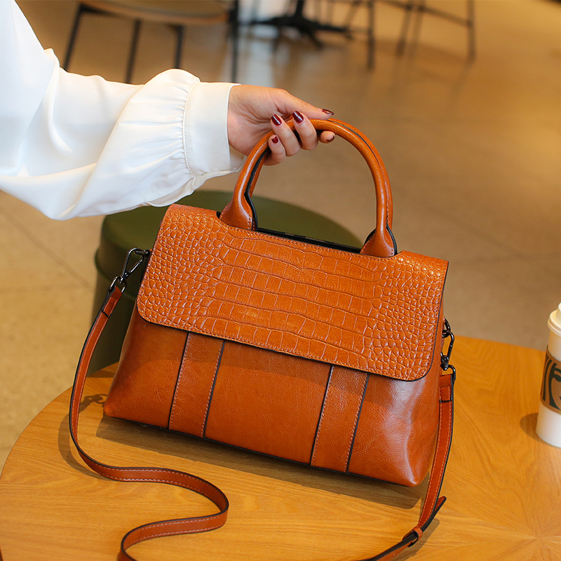 Luxury Bags Louis Vuitton - Women's Cow Real Leather Crossbody Bag
