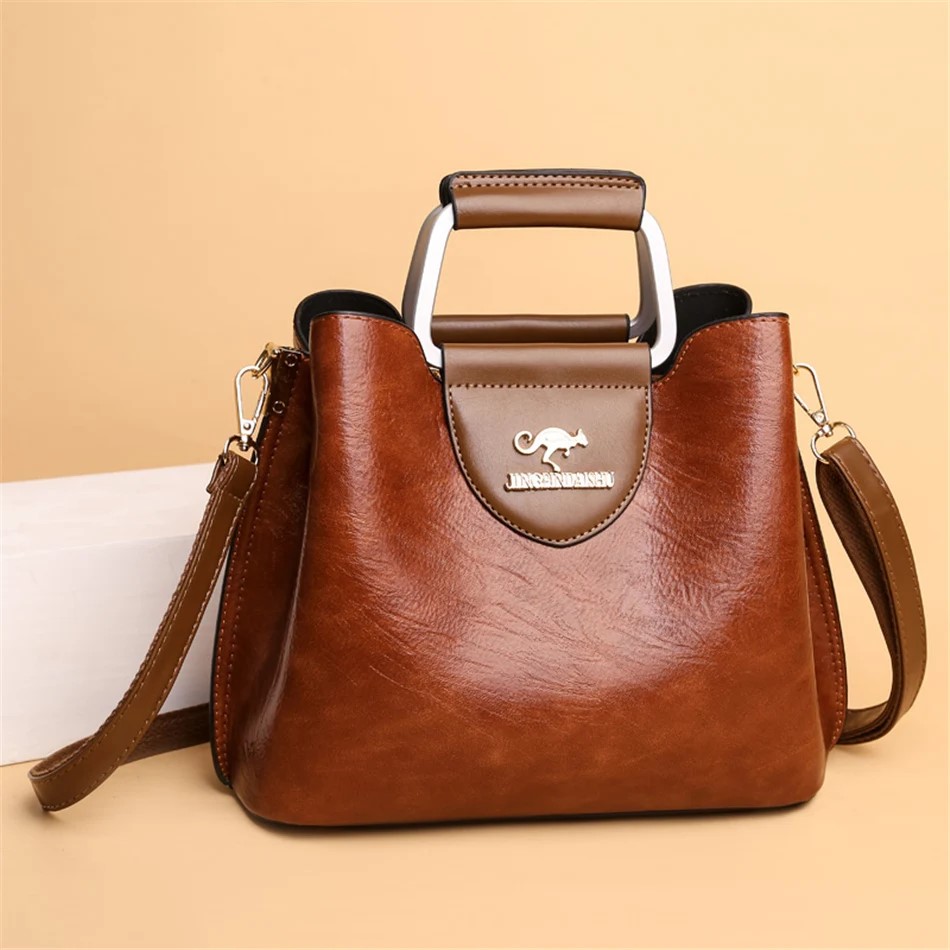 Luxury Bags Louis Vuitton - Genuine Brand Tote Bag Leather Luxury