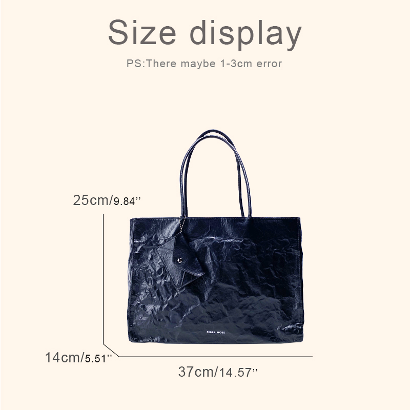 Korean Casual Kraft Paper Tote - Luxury Bags Made review and price