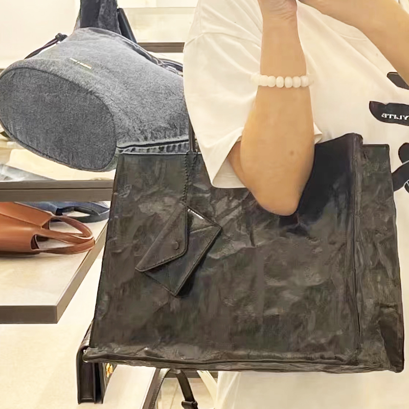 Korean Casual Kraft Paper Tote - Luxury Bags Made review and price