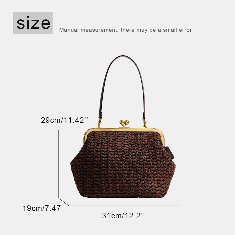 Hand-Woven Kisslock Frame Shou - Luxury Bags Made review and price