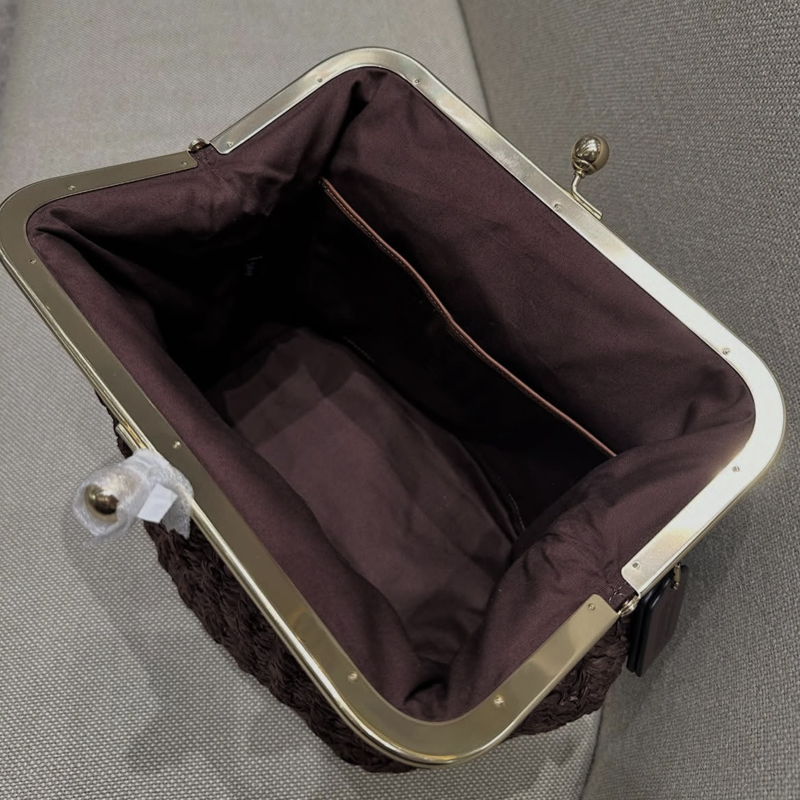 Hand-Woven Kisslock Frame Shou - Luxury Bags Made review and price