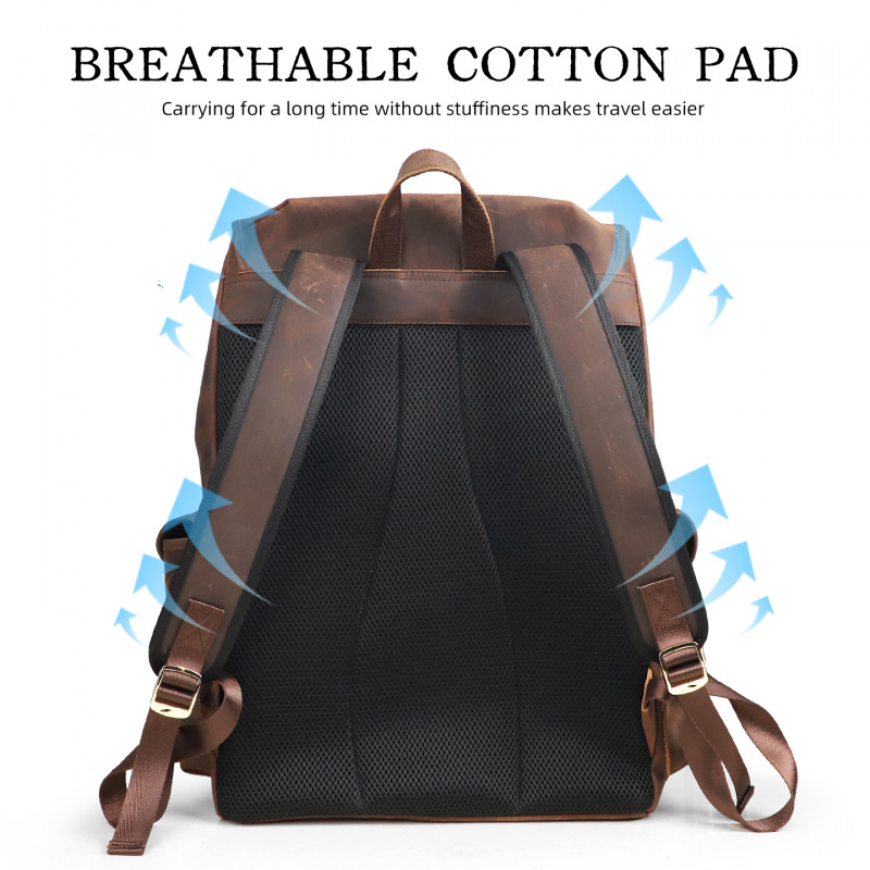 New Arrivals Leather Backpack  - Luxury Bags For Men review and price