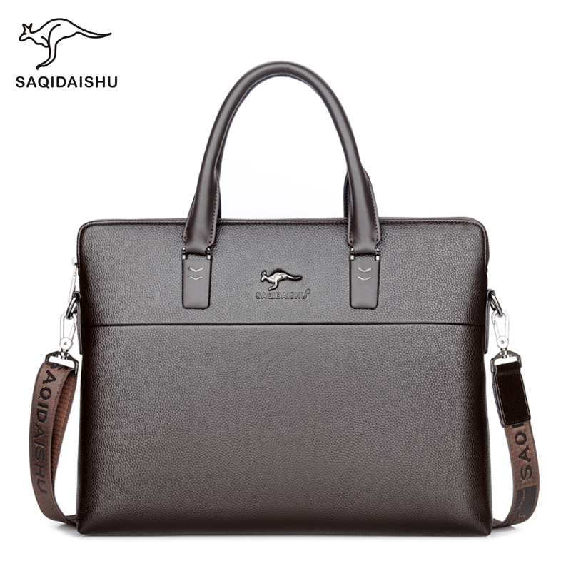 Men Leather Shoulder Bag Busin - Luxury Bags For Men review and price