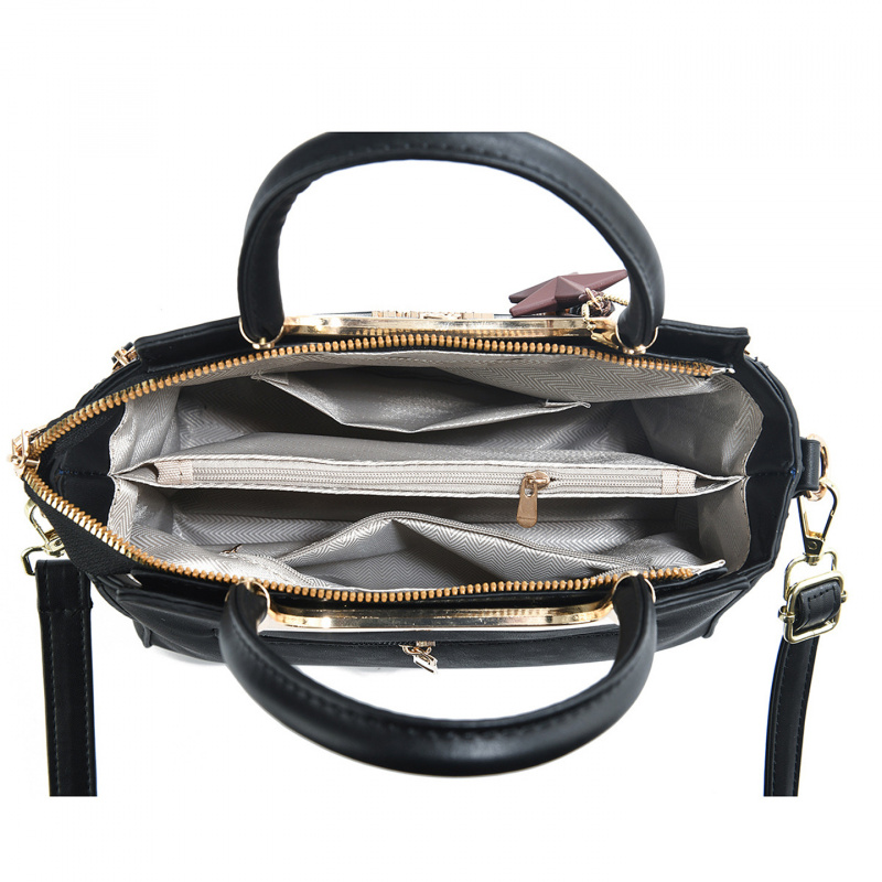 Stylish women's handbag, solid - Luxury Bags review and price