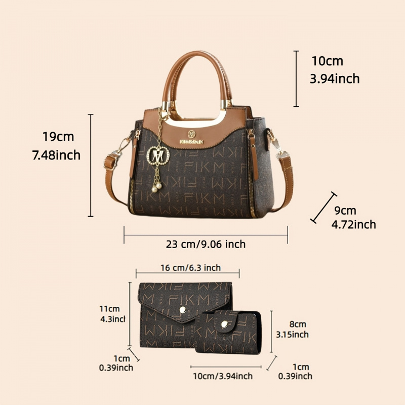 3-piece set of light luxury hi - Luxury Bags review and price