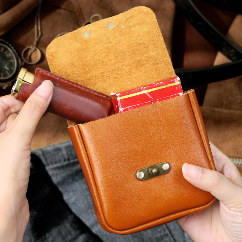 Soft Cowhide Small Waist Bag G - Key Holder Leather Pouch review and price