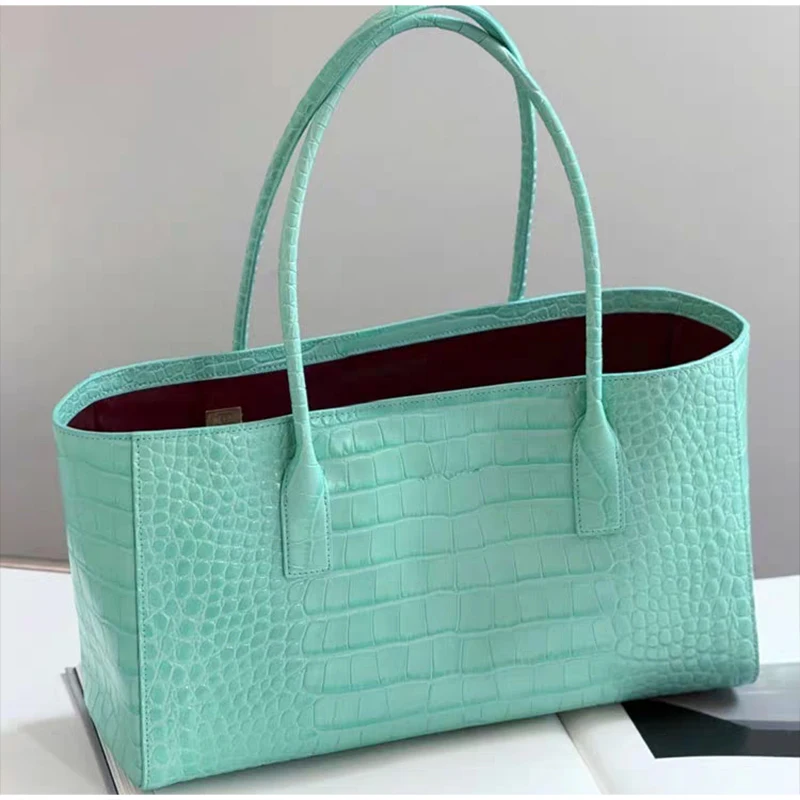 Crocodile Grain Embossed Top H - Luxury Bags Coach review and price