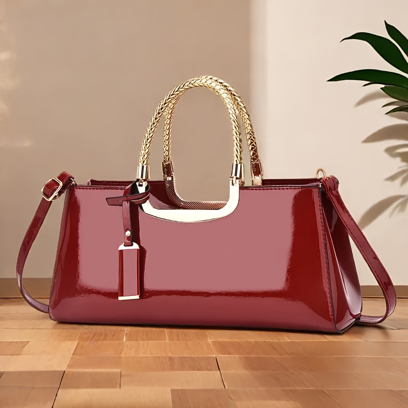 Women's Glossy PU Leather Shou - Luxury Bags Louis Vuitton review and price