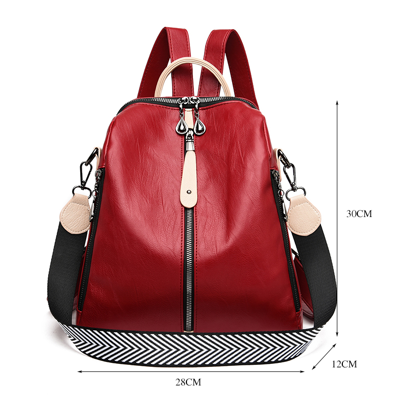 Fashion Backpack Women Soft Le - Key Holder Leather Pouch review and price