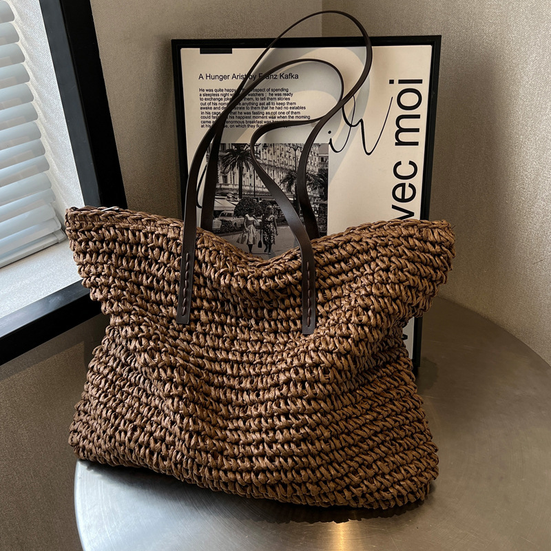 Straw Woven Tote Bags Casual L - Luxury Bags Made review and price