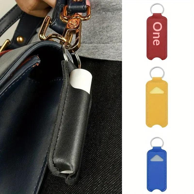 Holder Portable Lip Balm Bottl - Key Holder Leather Pouch review and price