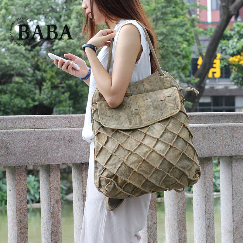 New European/American Backpack - Key Holder Leather Pouch review and price