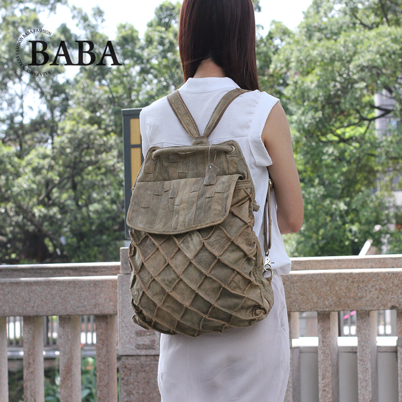 New European/American Backpack - Key Holder Leather Pouch review and price