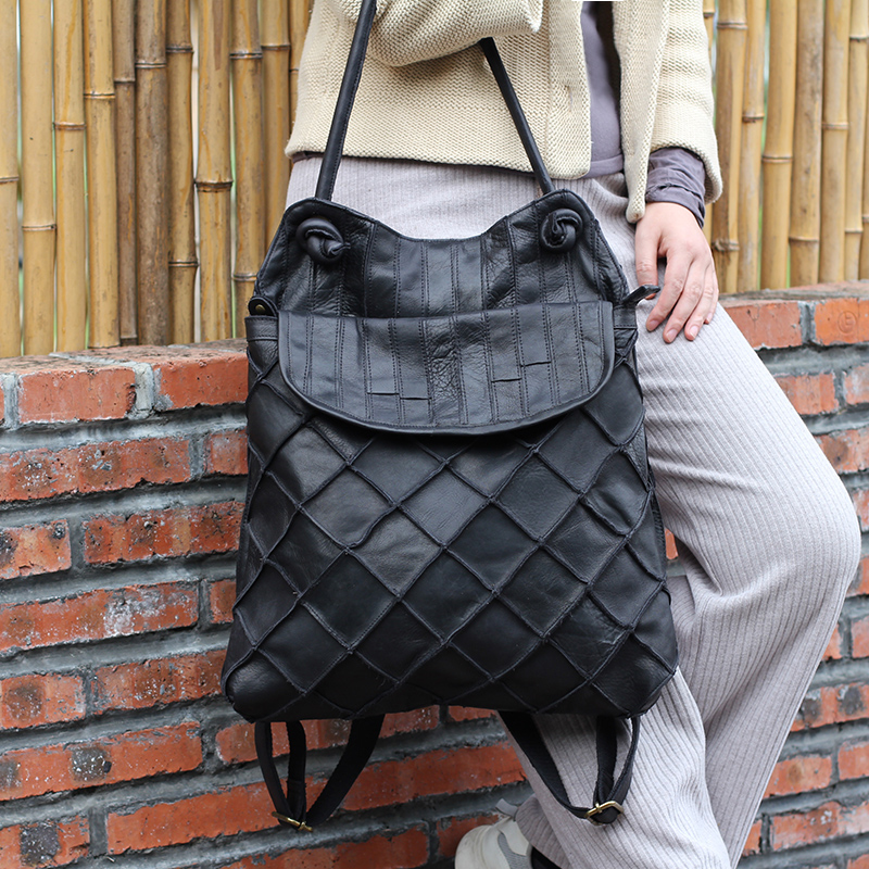 New European/American Backpack - Key Holder Leather Pouch review and price