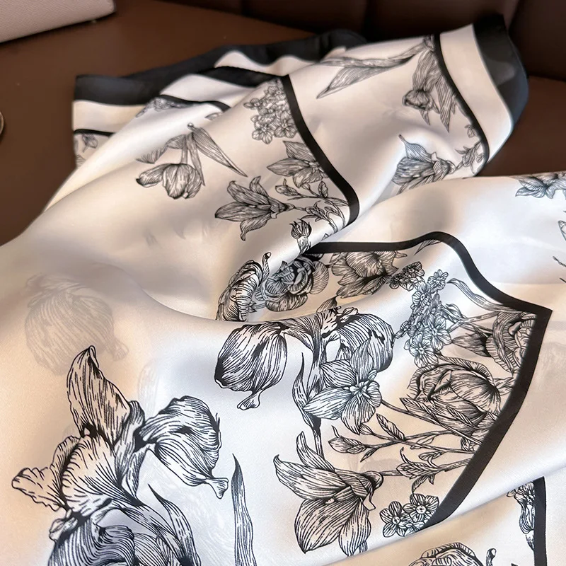 70*70cm Luxury Floral Print Si - Luxury Bags Expensive review and price