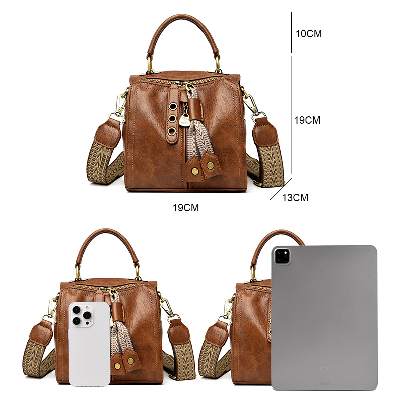Cow Leather Women Messenger Ba - Key Holder Leather Pouch review and price