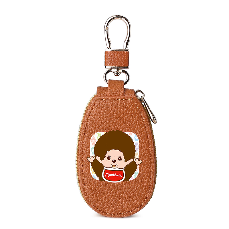 1pcs MONCHHICHI Leather Zipper - Key Holder Leather Pouch review and price