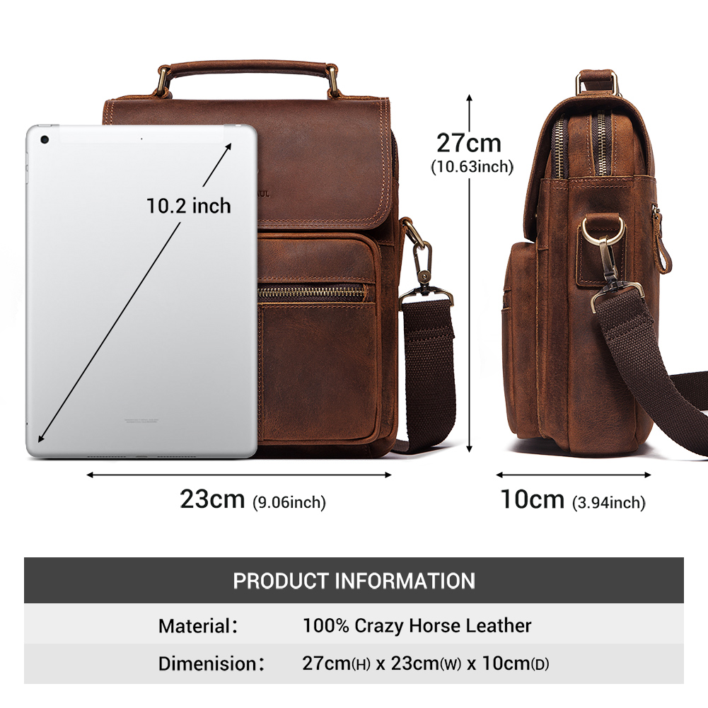 HUMERPAUL Genuine Leather Men' - Luxury Bags Coach review and price