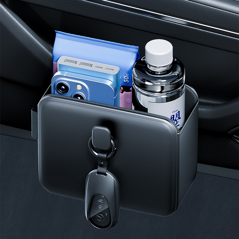 Car Door Storage Pockets Hangi - Key Holder Leather Pouch review and price