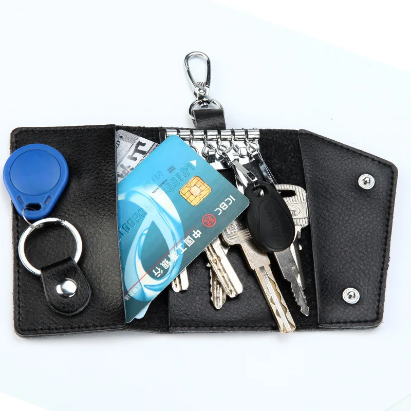 Genuine Leather Keychain Men K - Key Holder Leather Pouch review and price