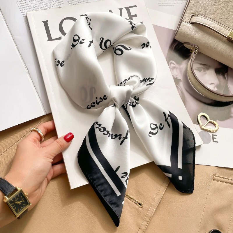 Women Luxury Silk Satin Square - Luxury Bags Expensive review and price